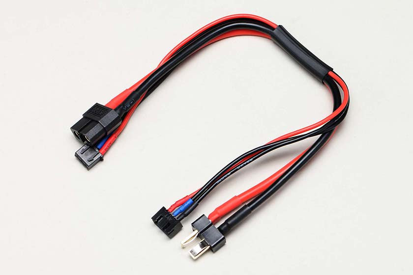 Yokomo RP-122-2 Charging Cable / Balance Cable 20 cm (XT60 / 2P Plug) - BanzaiHobby