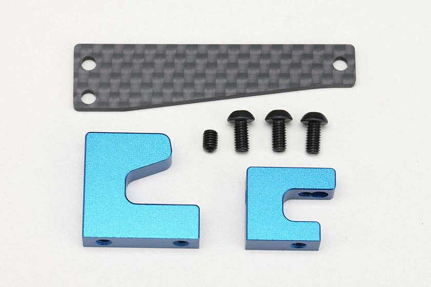 Yokomo RS-203AS Servo Mount Set (Blue) - BanzaiHobby