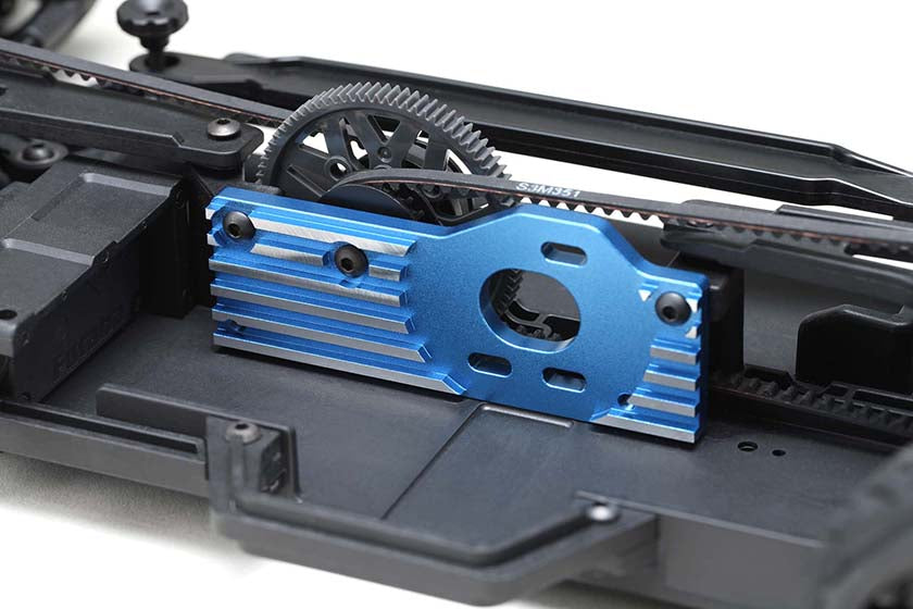 Yokomo RS-302HM Aluminum heat sink Motor Plate for RS2.0 - BanzaiHobby