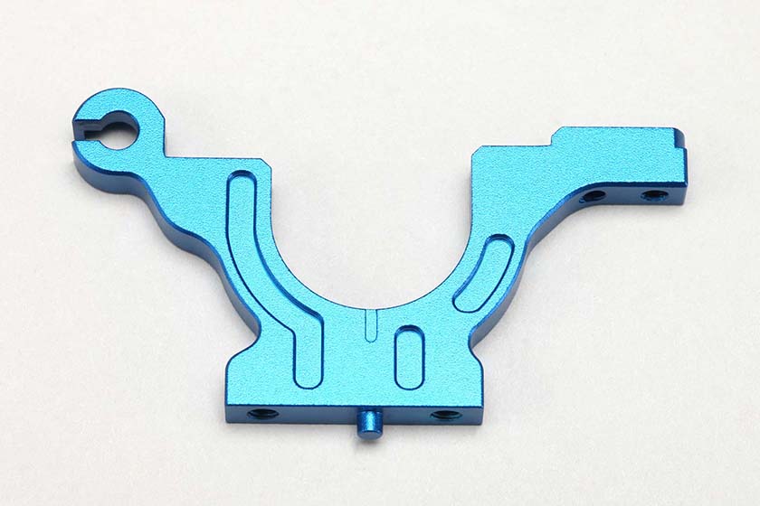 Yokomo RS-32ALA Aluminum Lower Bulk Head A for RS1.0/2.0 (Blue) - BanzaiHobby
