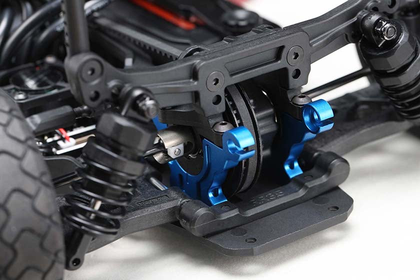 Yokomo RS-32ALB Aluminum Lower Bulk Head B for RS1.0/2.0 (Blue) - BanzaiHobby