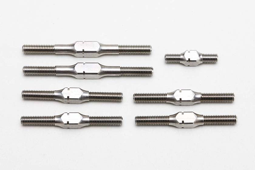 YOKOMO RS-TBS10 Titanium turnbuckle Set for RS1.0(7pcs) - BanzaiHobby