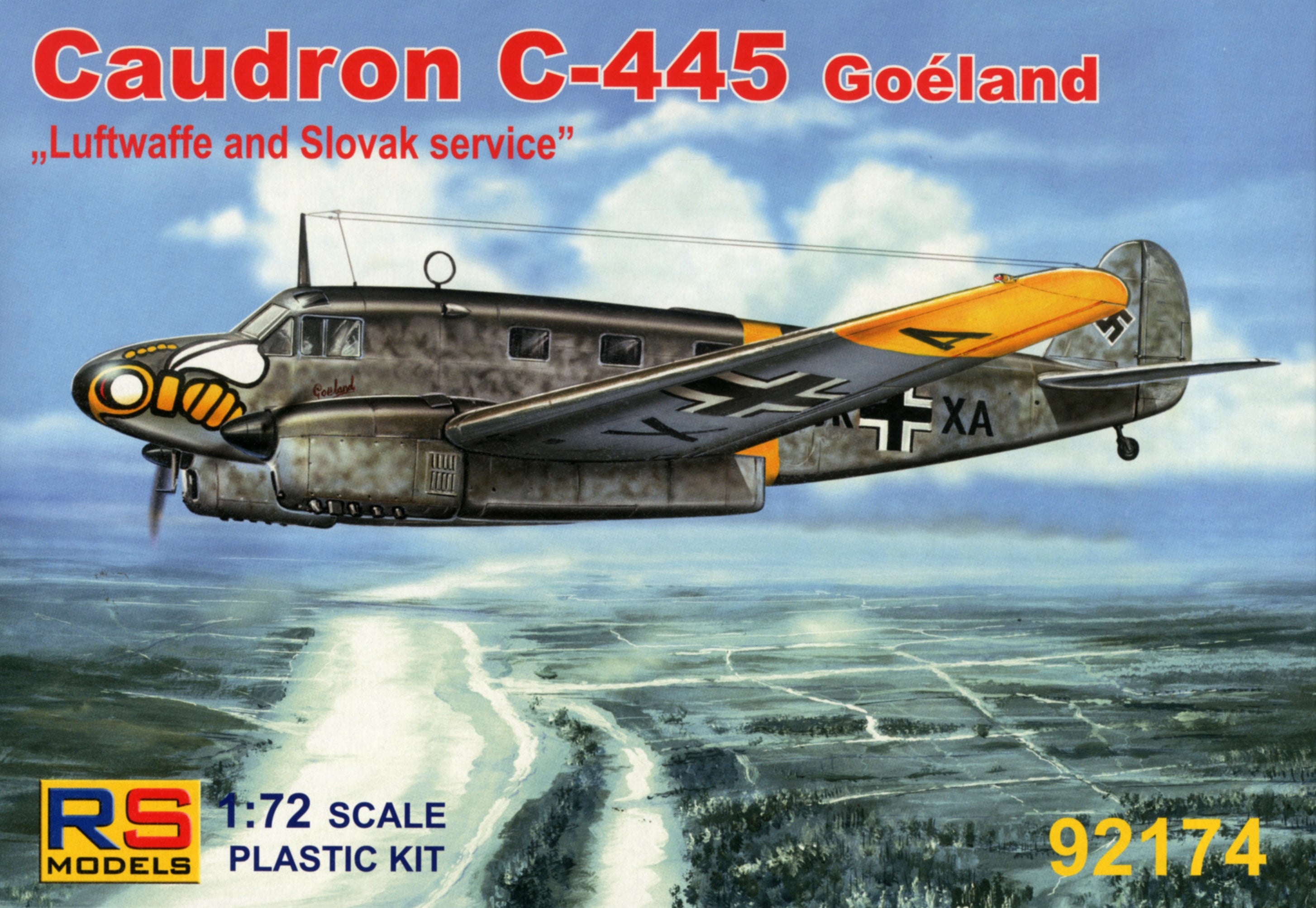 RS model 92174 1/72 Caudron C-445 Goeland - BanzaiHobby