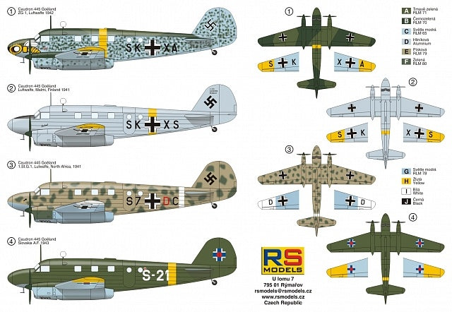 RS model 92174 1/72 Caudron C-445 Goeland - BanzaiHobby