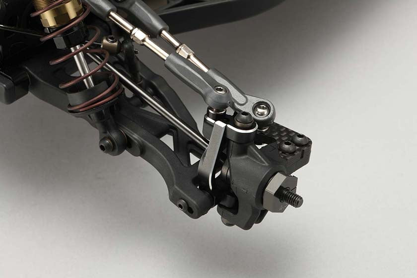 Yokomo S4-41306A Aluminum steering hub carrier for YZ-4SF2 (6 degrees) - BanzaiHobby