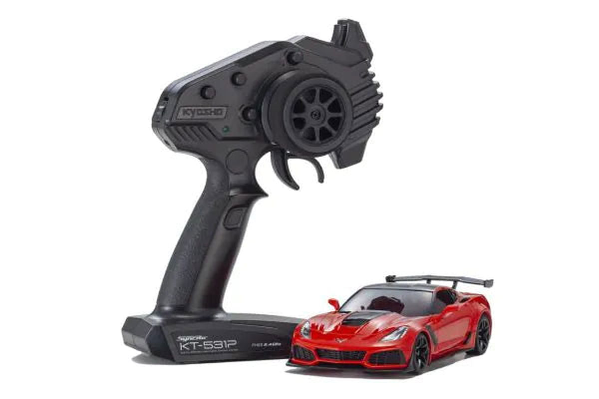 Kyosho 32334R MINI-Z RWD MR03RWD r/s CHEVROLET Corvette ZR1 Torch Red - BanzaiHobby