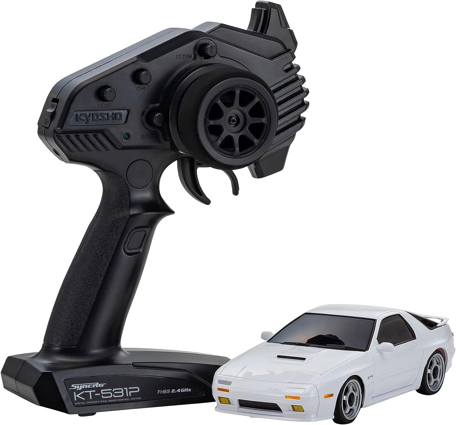 Kyosho 32634W MA-020 r/s Mazda Savanna RX-7 FC3S White - BanzaiHobby