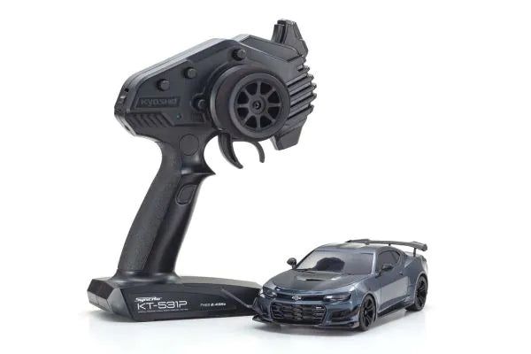 Kyosho 32339GM MR03RWD r/s Shiboley Camaro ZL1 1LE Gray Metallic - BanzaiHobby