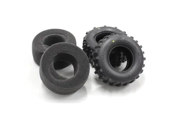 Kyosho SCT002MB Rear Tire Medium w/Inner 2pcs (Scorpion 2014) - BanzaiHobby