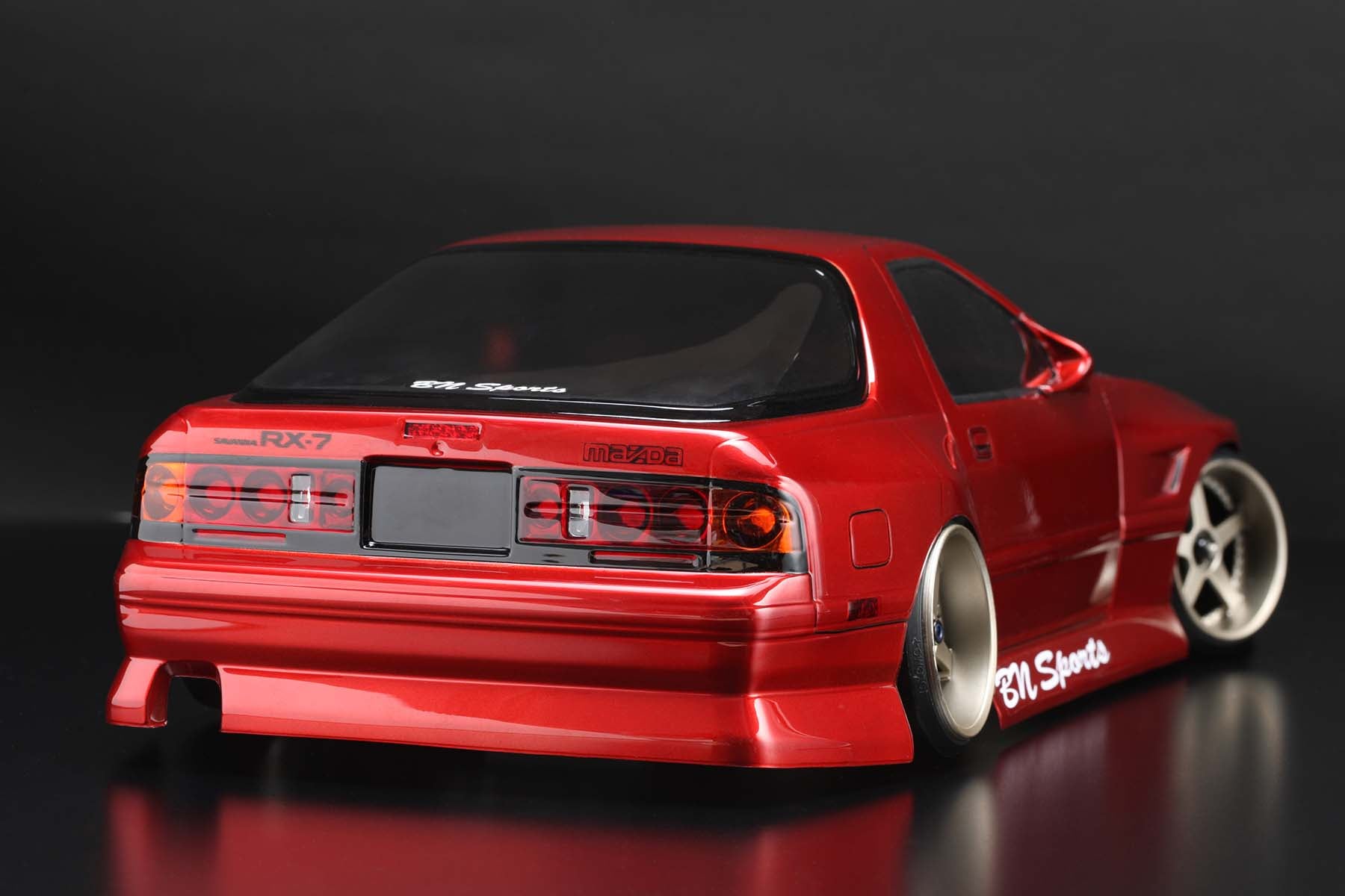 (PO JUL 2026) Yokomo SD-FCBNB BN Sports Mazda FC RX-7 Body Set for Drifting (with Light Parts/Decals) - Yokomo Banzai Hobby