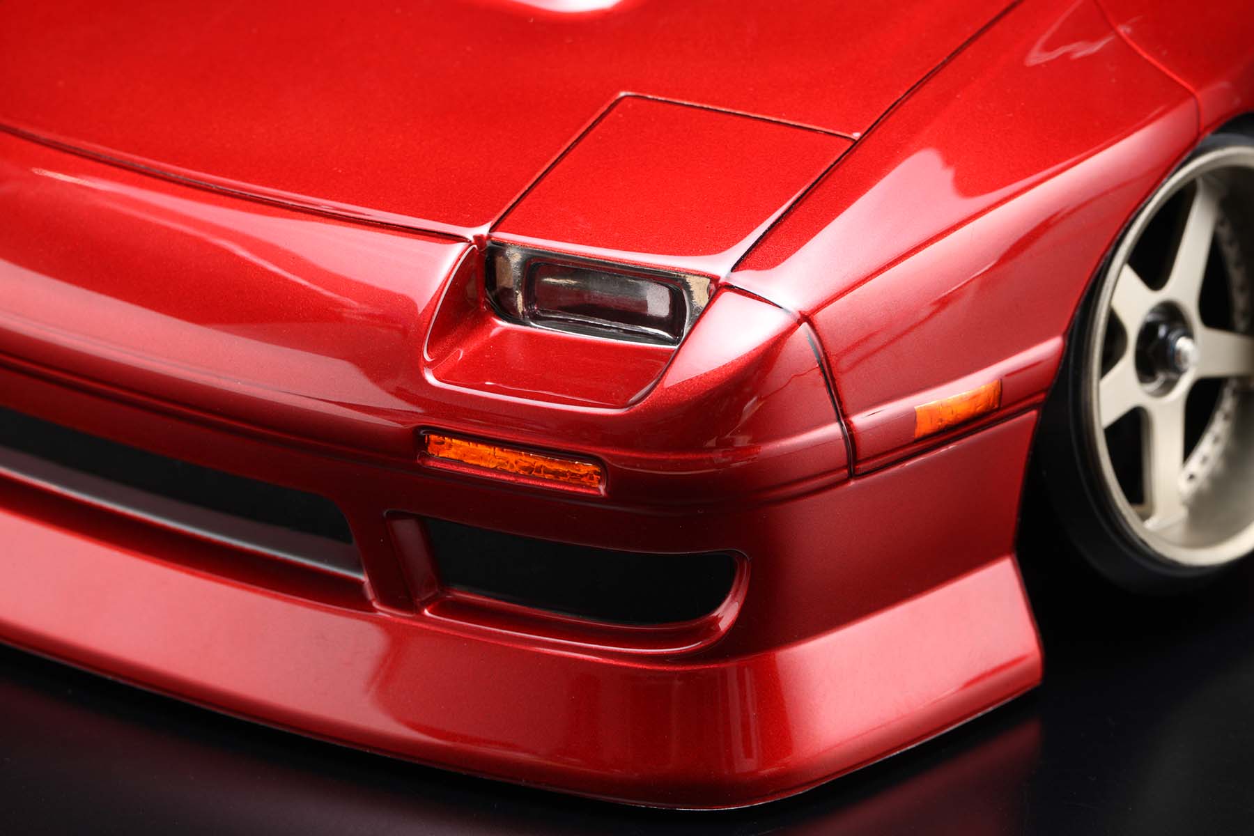 (PO JUL 2026) Yokomo SD-FCBNB BN Sports Mazda FC RX-7 Body Set for Drifting (with Light Parts/Decals) - Yokomo Banzai Hobby