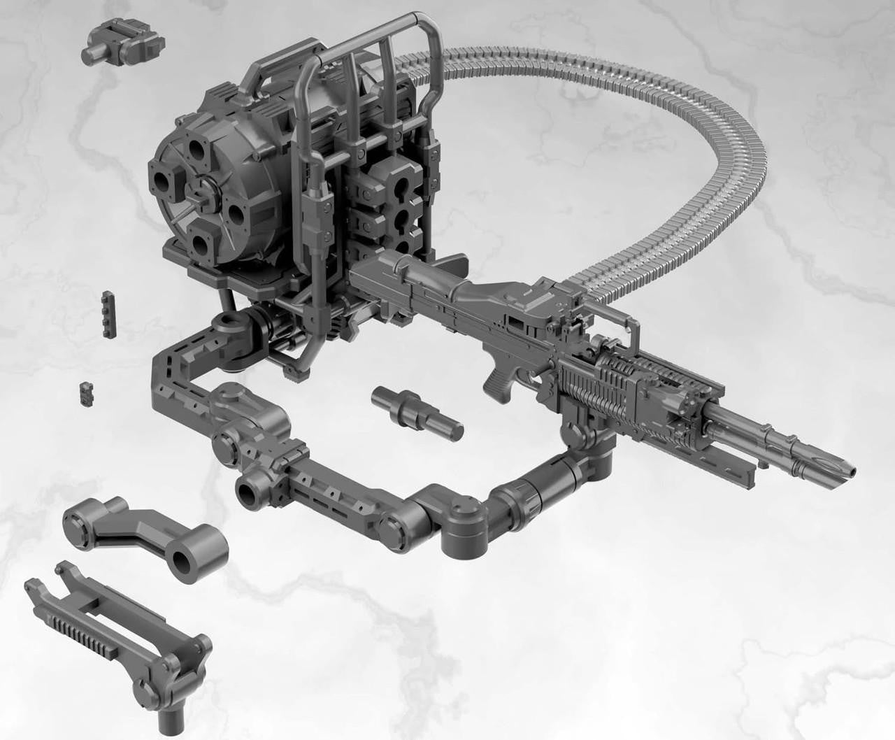 TOMYTEC LA-MD03 1/12 Little Armory Megami Device Equipment Set Machine Gun A - TOMYTEC Banzai Hobby