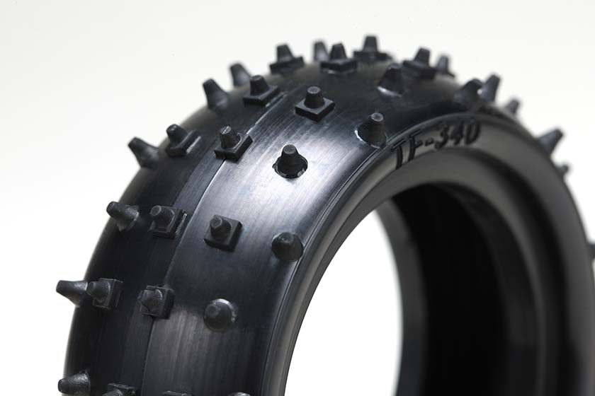 Yokomo TF-340 2.2-inch front Supersquare block tyres - BanzaiHobby