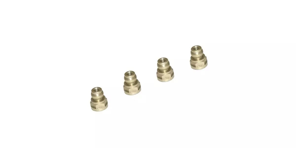 Kyosho UBW006 Velvet Coat φ5.8 Damper Ball Mount Nut (4pcs) - BanzaiHobby