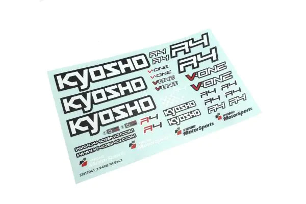 Kyosho Decal (R4 Evo.3) VZD02 - BanzaiHobby