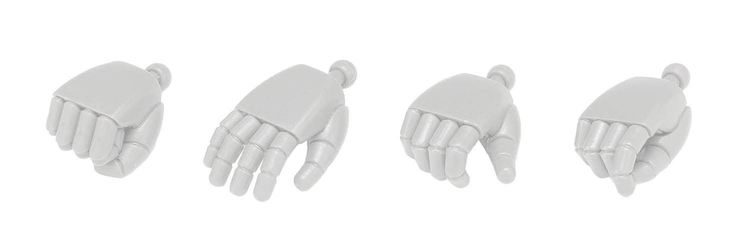 Wave OP742 New F Hands Round S White - BanzaiHobby