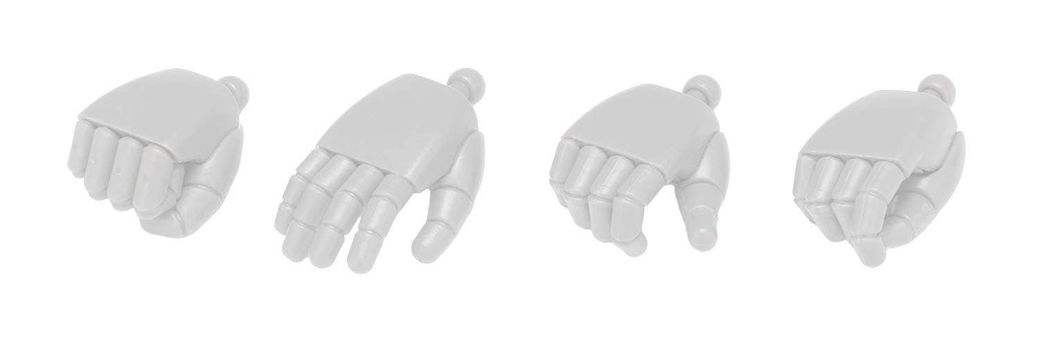 Wave OP752 New F Hands Round M White - BanzaiHobby