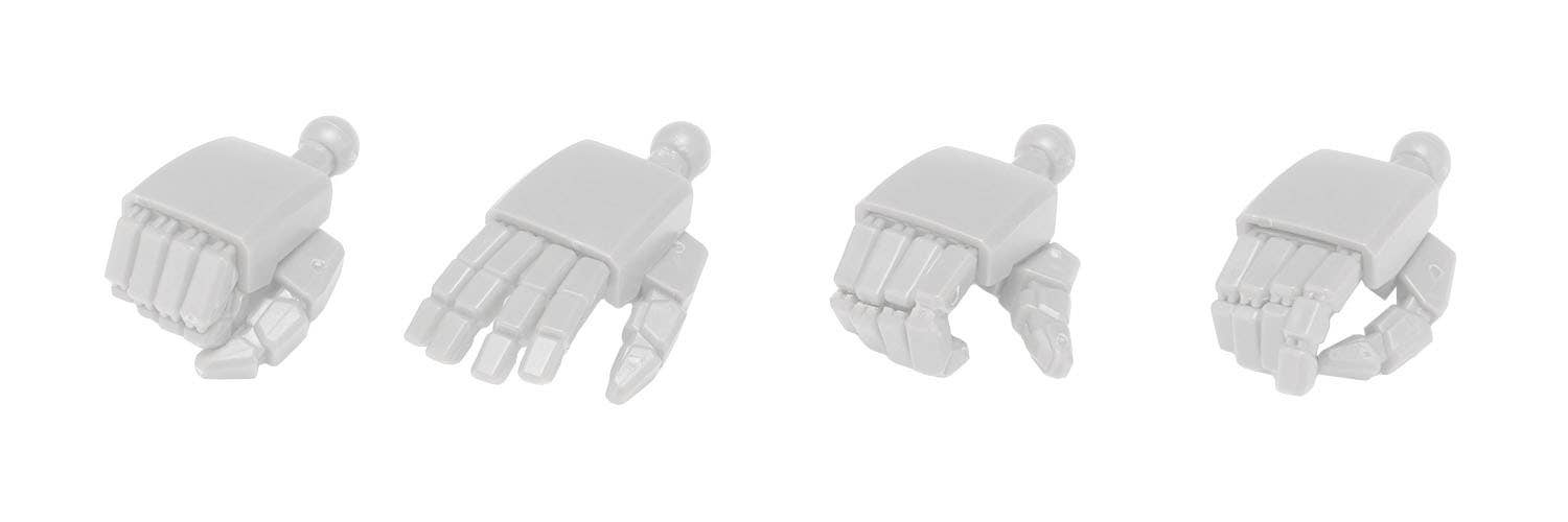 Wave OP772 New F Hands Square M White - BanzaiHobby