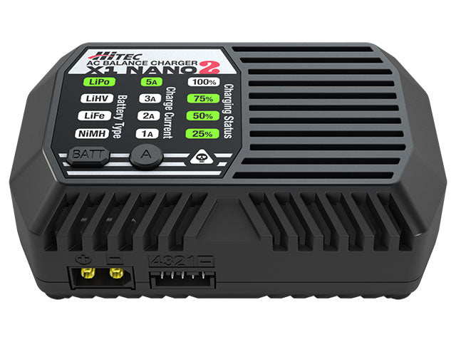 HiTEC 44366 AC Balance Charger (X1 NANO 2) - BanzaiHobby