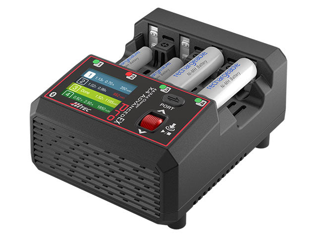 HiTec 44360 AA/AAA Charger X4 Advanced EX Pro - BanzaiHobby