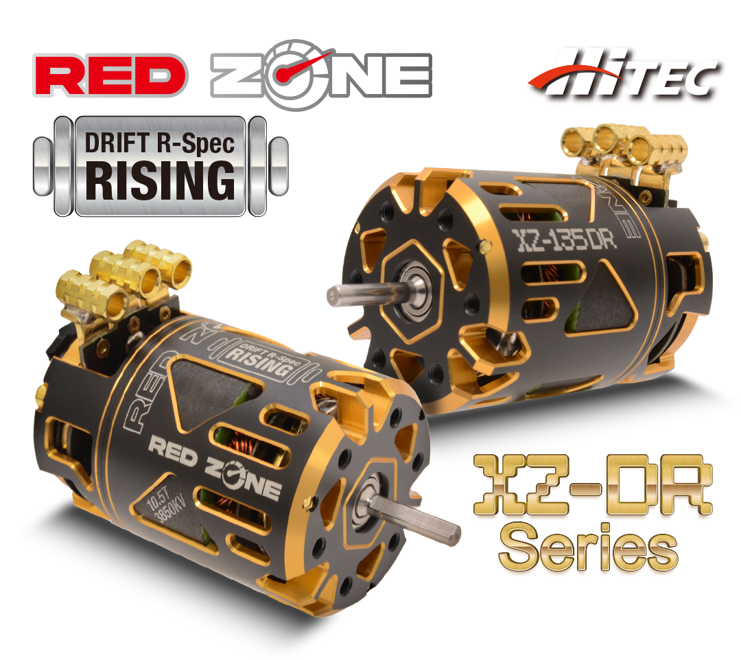 HiTec 61168 RED ZONE XZ-135DR Drift R-Spec Brushless Motor 13.5T - BanzaiHobby