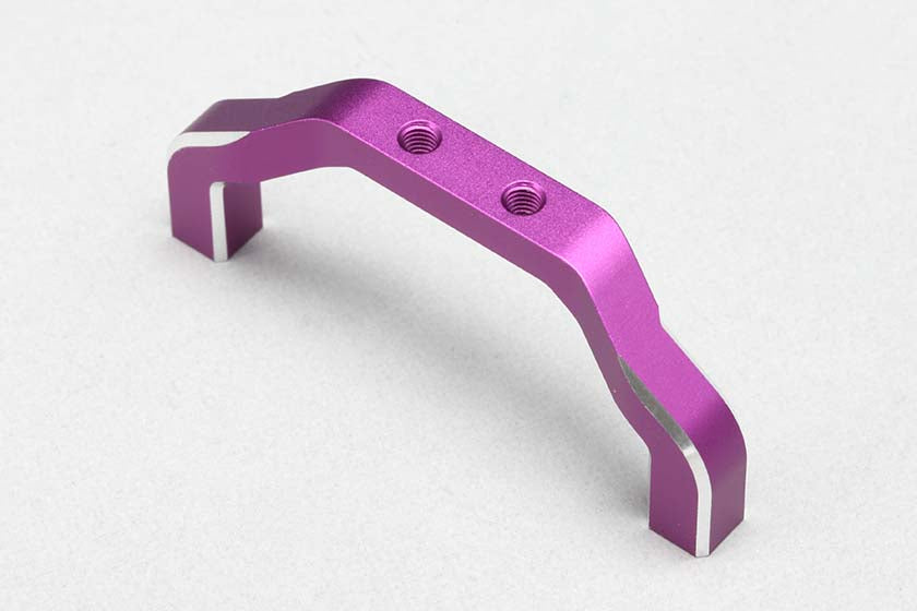 Yokomo Y2-202SMPA Curved Slide Rack Servo Mount (Purple) for YD-2 series - BanzaiHobby