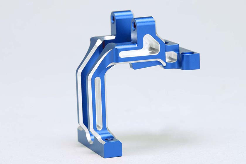 Yokomo Alum. Integrated Lightweight Front Bulkhead - Blue