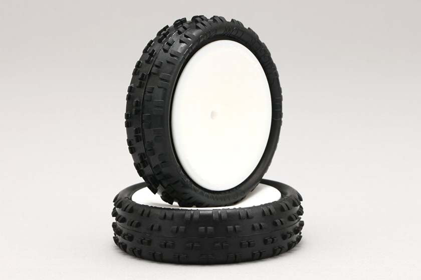 Yokomo YAU-6801A U6801 Cut Stagger LP Yellow Pre-Glued - BanzaiHobby