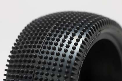 Yokomo YAU-6838B Cactus 1/10 Scale Rear Tire, Yellow, 2WD/4WD