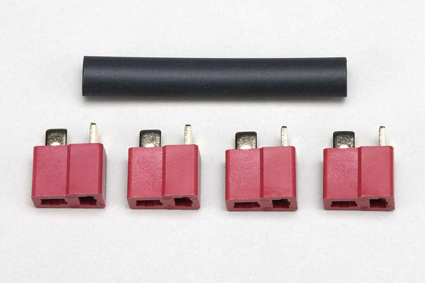 Kyosho YB-C04 T-Plug 2P Connector Female (4 pcs) - BanzaiHobby