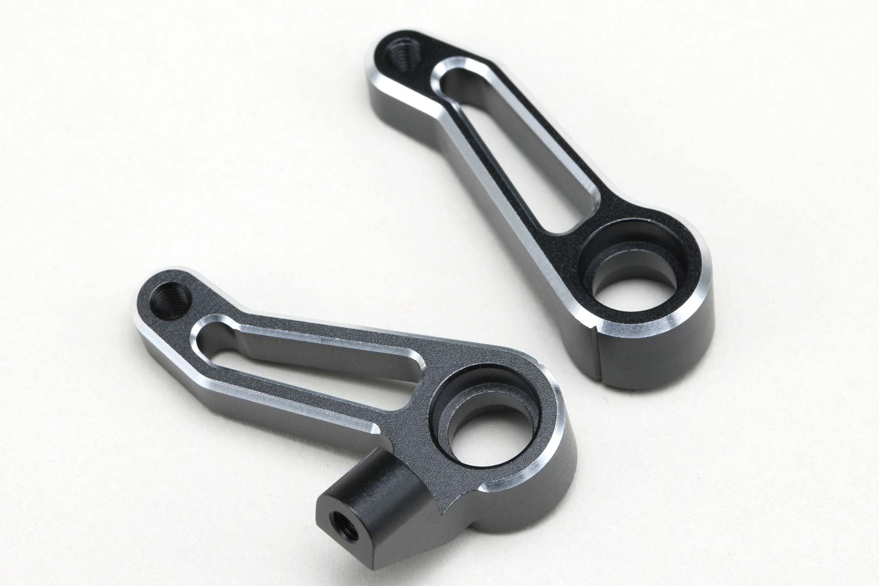 Yokomo SD3.0 Alum. Steering Bell Crank L/R - Black