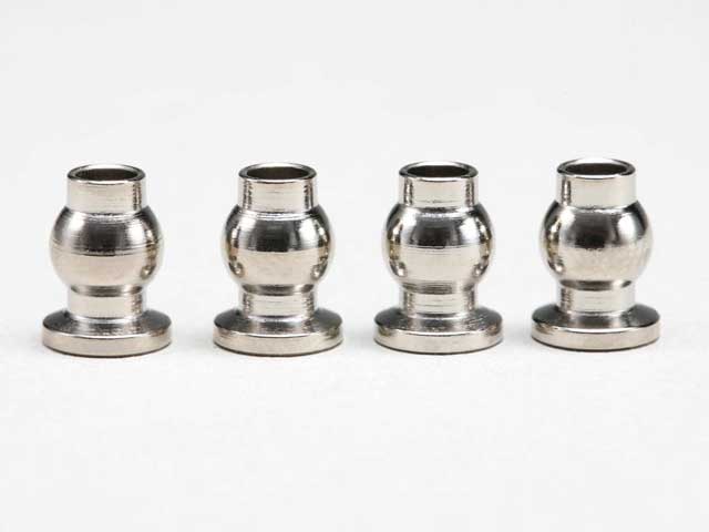 Yokomo YZ-205LS Steel rod end ball L size for YZ-870C (4 pieces) - BanzaiHobby