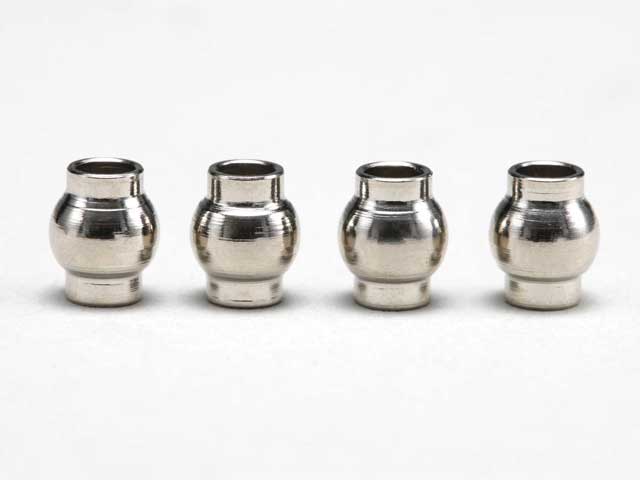 Yokomo YZ-205SS Steel rod end ball S for YZ-870C (4 pieces) - BanzaiHobby