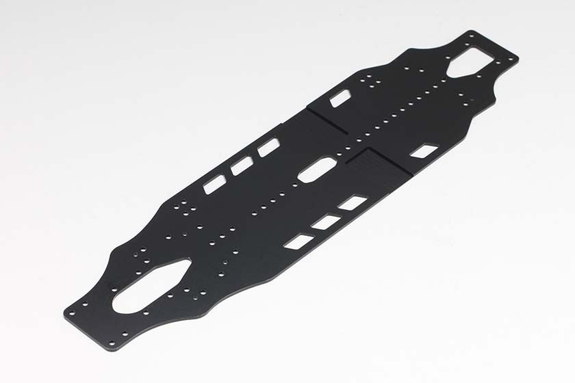 Yokomo B12-002AU US Spec Aluminum Main Chassis for BD12 - BanzaiHobby
