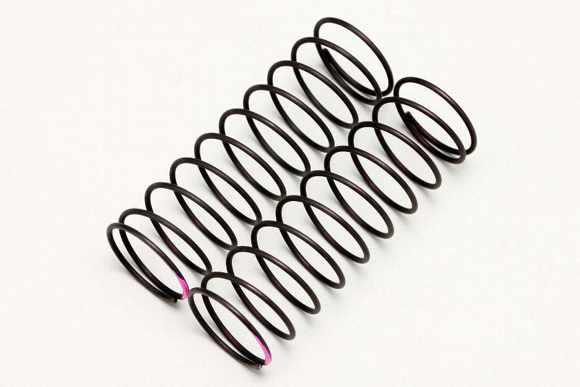 Yokomo YS-121025RF All-round spring for off-road 13 shock Rear (2 each) Pink(10.25T) - BanzaiHobby