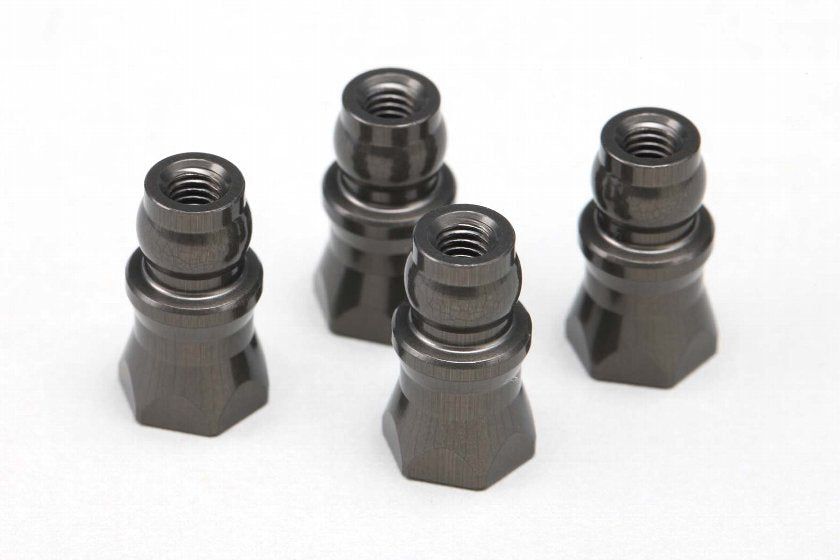 Yokomo YS-8BH13 Aluminum 13 shock cap balls (4pk) - BanzaiHobby