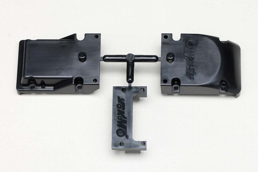 (PO FEB 2026) Yokomo YZ-302CPB Bulkhead Center Cap Set (Black) for Works'91 TeamSpec - BanzaiHobby