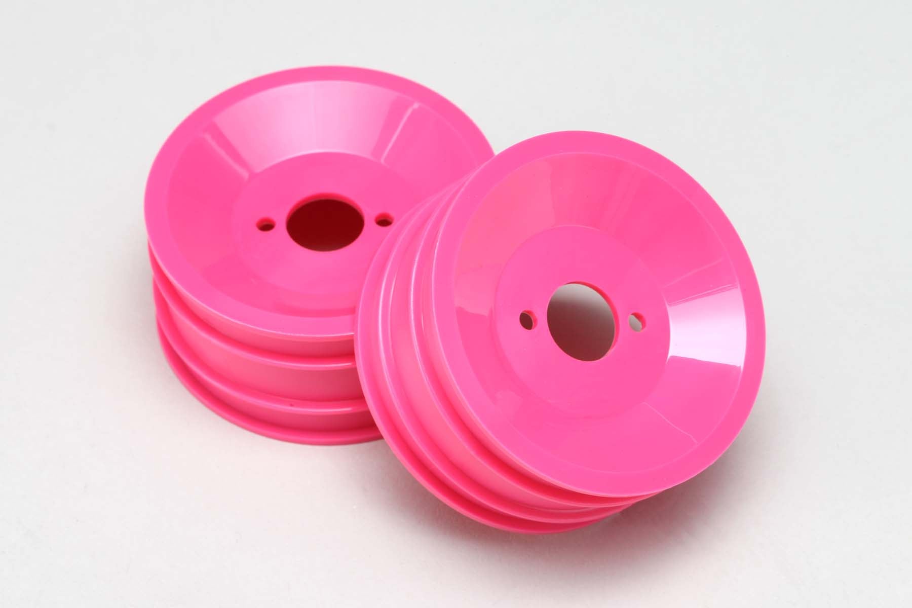 Yokomo YZ-821 Front Wheel (Pink) for YZ-870C - BanzaiHobby