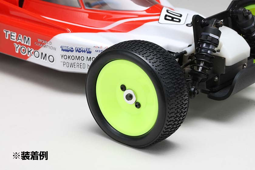 Yokomo YZ-821Y-2 Front Wheel (Yellow / 2.2 inch) for YZ-870C - BanzaiHobby