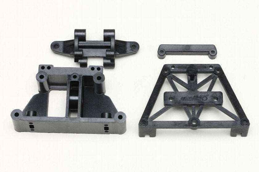 Yokomo ZB-302F bulkhead/R shock mount/stabilizer platefor YZ-834B Dogfighter - BanzaiHobby