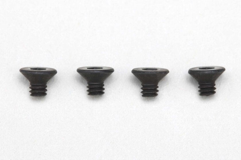 Yokomo ZC-F23 M2×3mm Flat Head Socket Screw (4pk) - BanzaiHobby