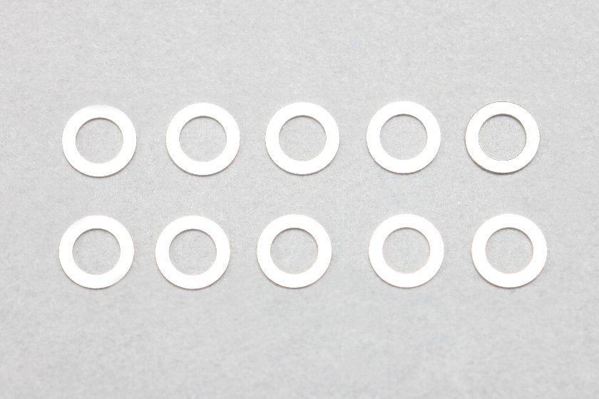 Yokomo ZC-S330A φ3.1xφ5.0x0.30mm Stainless shim 10pcs - BanzaiHobby