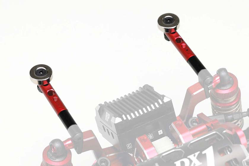 Yokomo ZS-016MGRR Magnet Rear Body Mount Red - BanzaiHobby