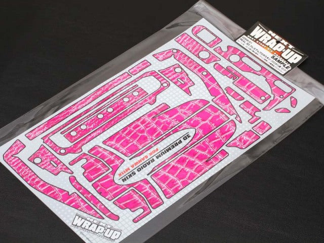 0002-01 Real 3D Premium Skin for M11X (Crocodile / Pink)