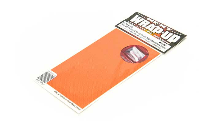 0004-16 REAL 3D Light Lens Decals Orange 130x75mm