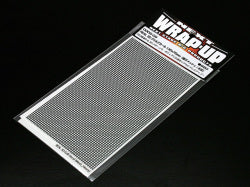 0005-09 REAL 3D Grill Decal 130x75mm (Chubby Mesh / Grid)