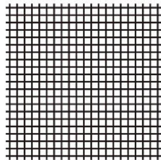 0005-20 REAL 3D Grill Decal Black on Black 130x75mm (Chubby Mesh