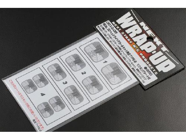 0010-08 REAL 3D Headlight Decal Set Angle Eyes TYPE-B