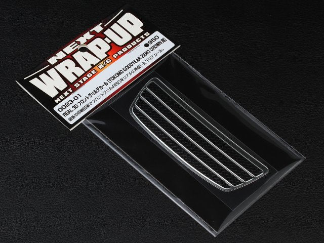 0023-01 Real 3D Front Grill Decal (Yokomo Goodyear Zero Crown)
