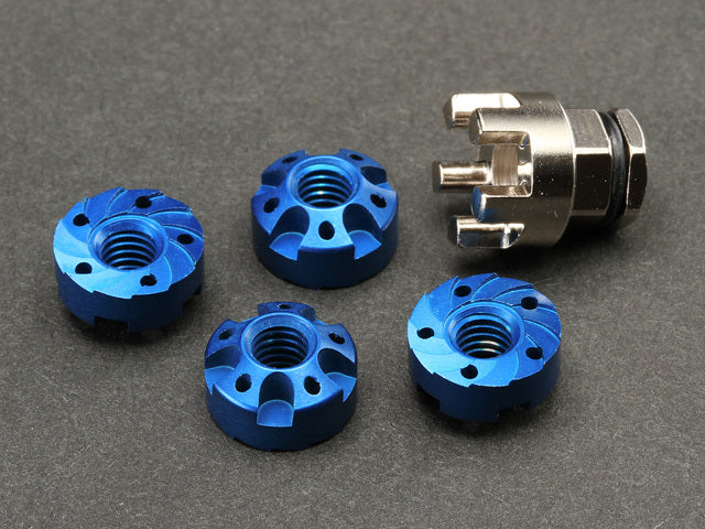 Deco Nut Starter Set Blue (4pcs + Tool)